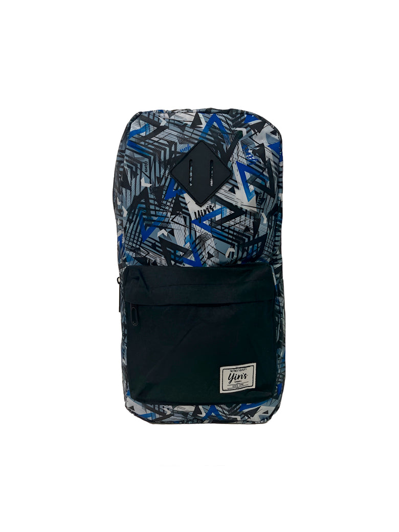 Mochila Transversal Regulável Camuflada Estampada Cor:Azul