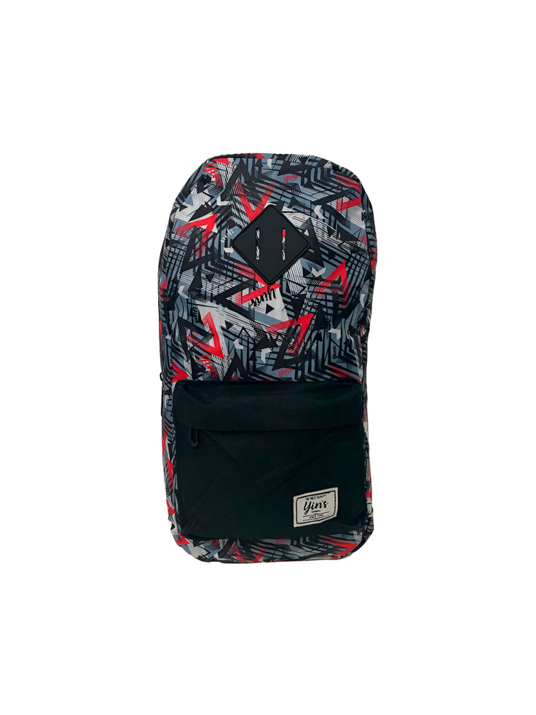 Mochila Transversal Regulável Camuflada Estampada Cor:Vermelho