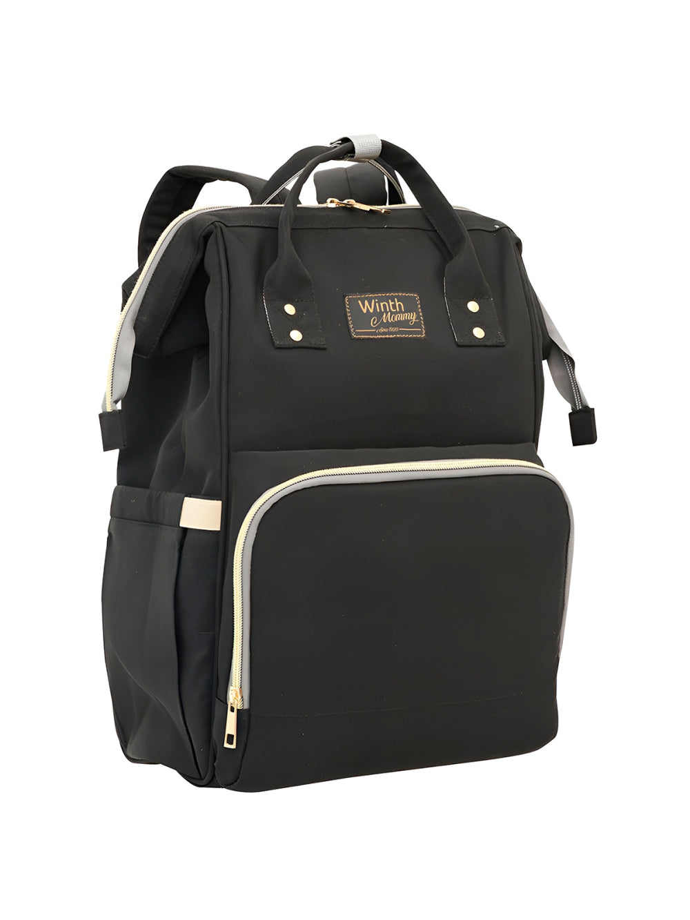 Mochila Maternidade Impermeável Multifuncional Bebê Cor:Preto