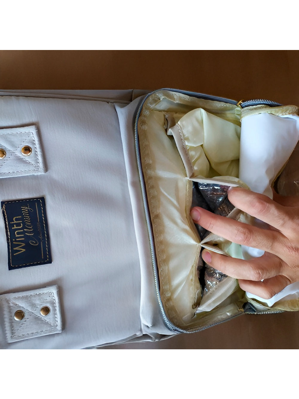 Mochila Maternidade Impermeável Multifuncional Bebê Cor:Preto