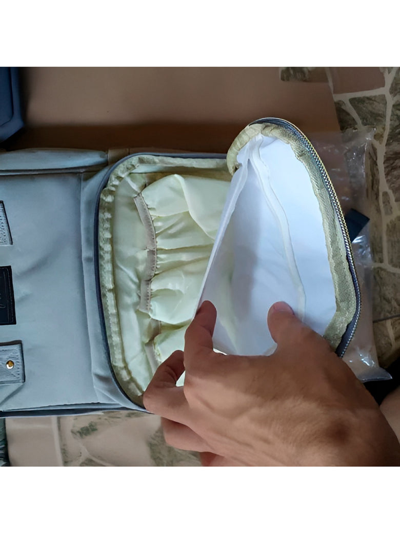 Mochila Maternidade Impermeável Multifuncional Bebê Cor:Preto