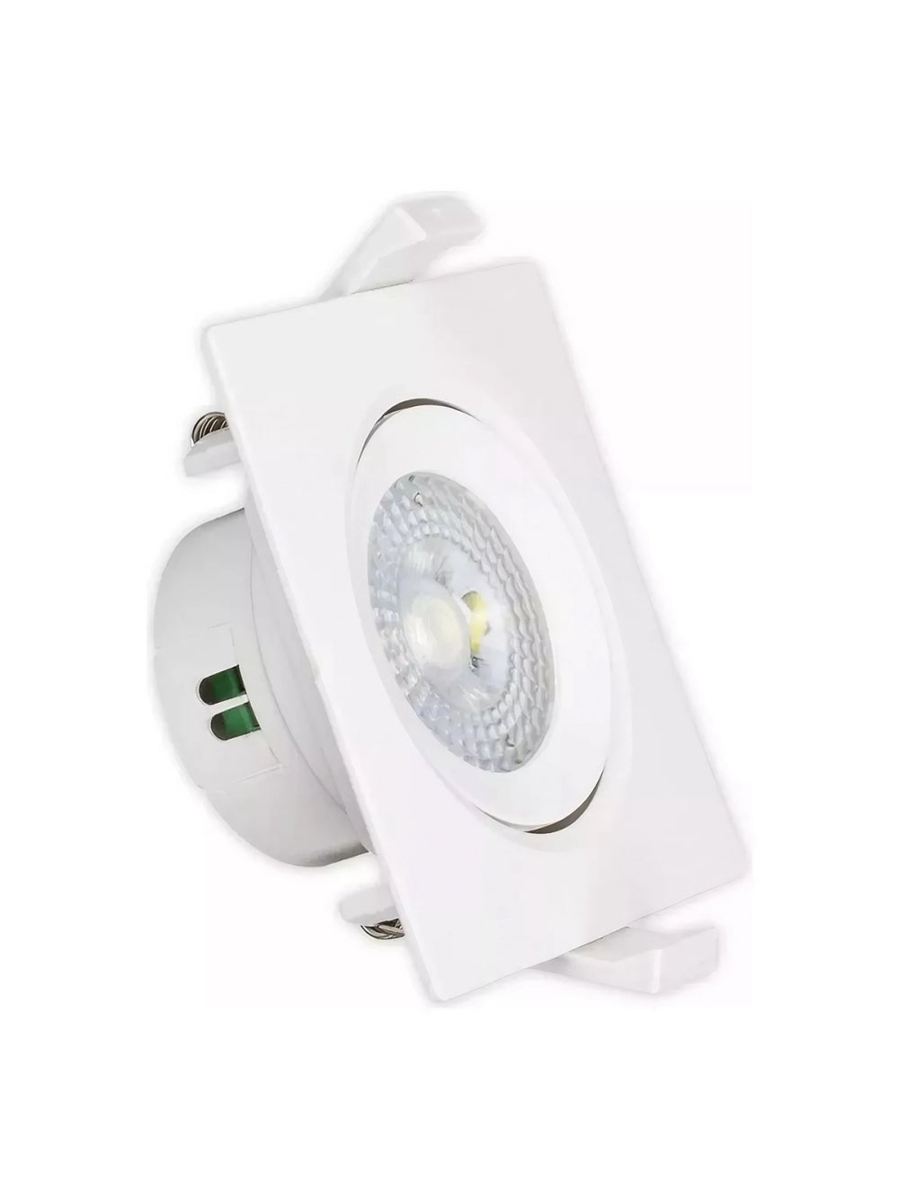 Luminária Spot Luz LED Quadrada Luz Fria Iluminação 3W