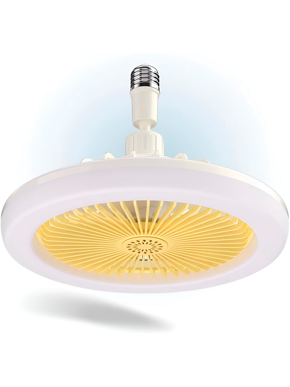 Luminária Ventilador de Teto Luz LED Quarto Sala Iluminação