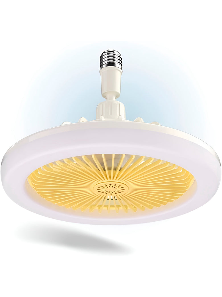 Luminária Ventilador de Teto Luz LED Quarto Sala Iluminação