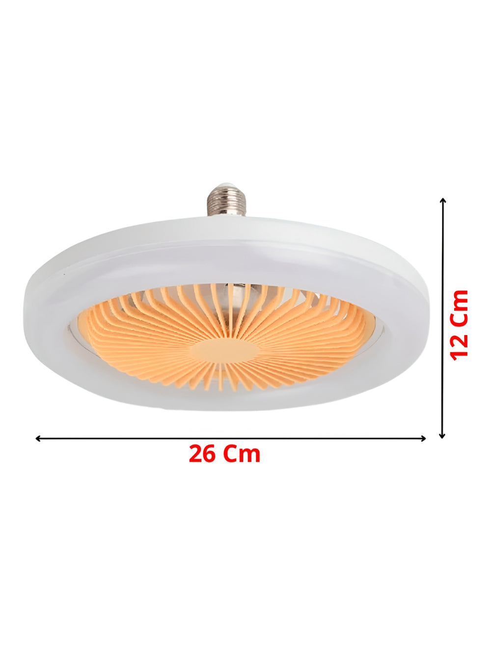 Luminária Ventilador de Teto Luz LED Quarto Sala Iluminação