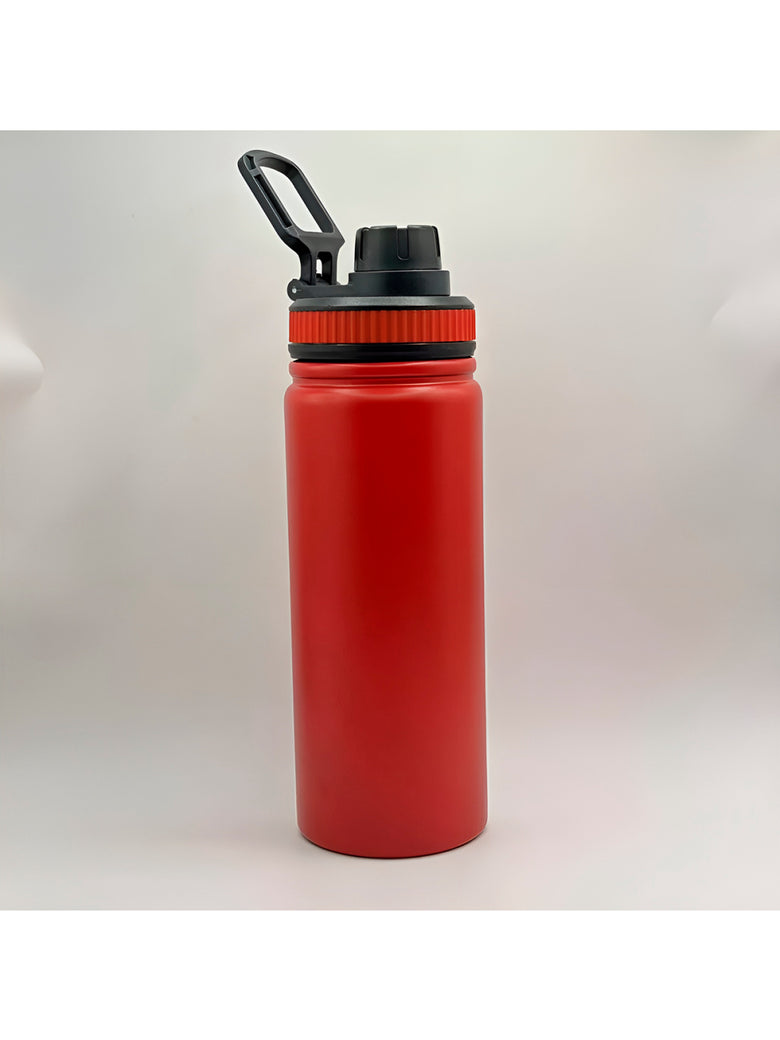 Garrafa Térmica Inoxidável Basic 1 Litro Academia Hidratação Cor:Branco