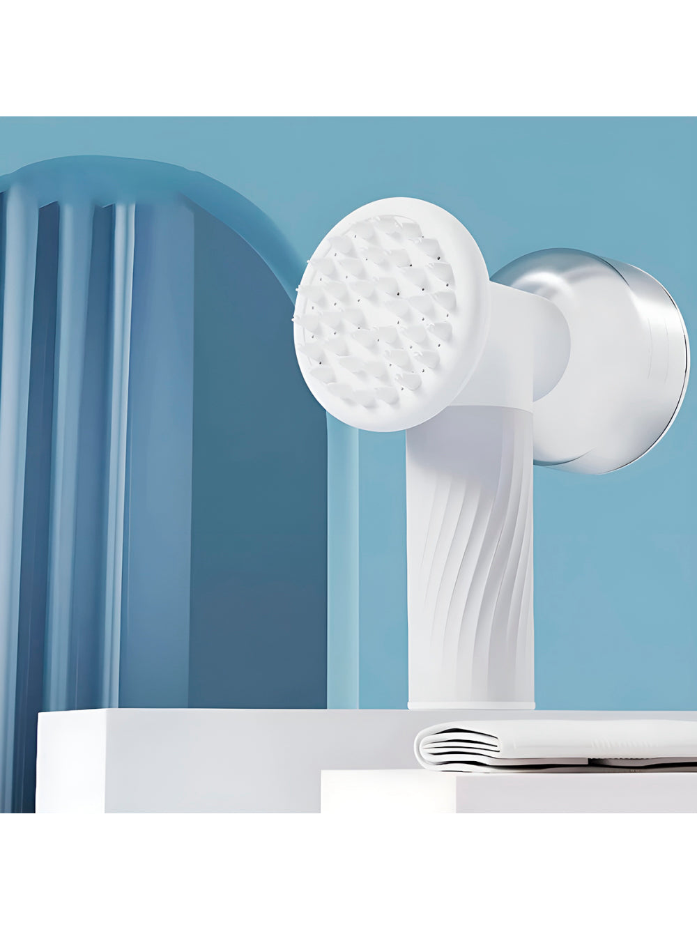 Escova Massageador de Banho Elétrica com Dispenser Cães