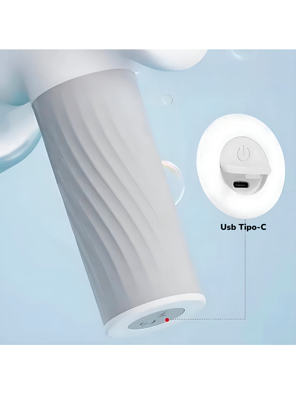 Escova Massageador de Banho Elétrica com Dispenser Cães