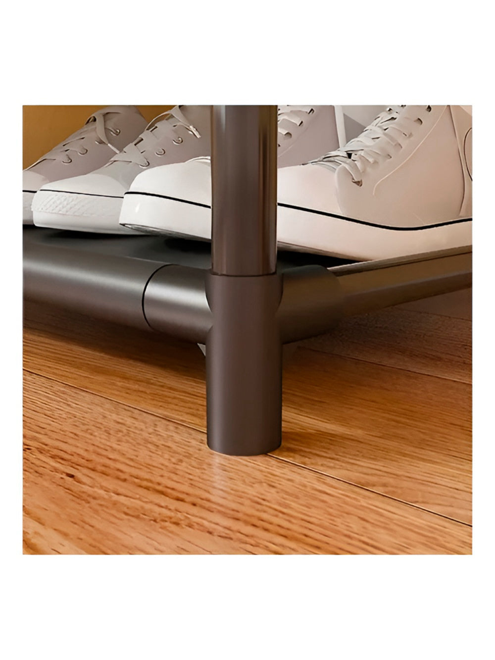 Estante Cabideiro de Canto Vertical Organizador Sapatos Roupas