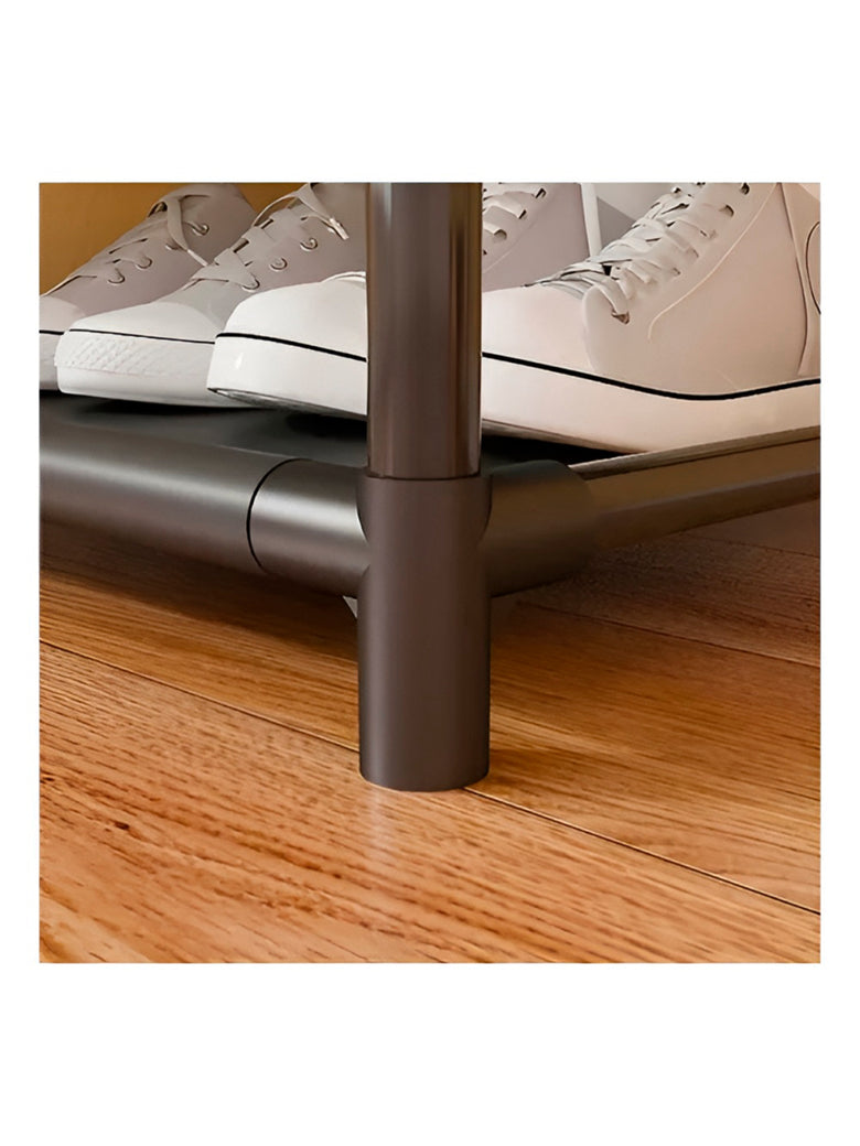 Estante Cabideiro de Canto Vertical Organizador Sapatos Roupas