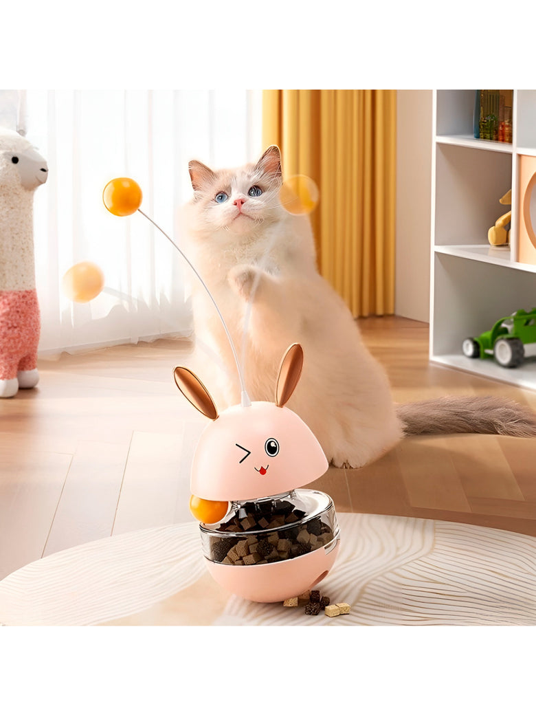Brinquedo Comedouro para Gatos Porta Petisco Interativo