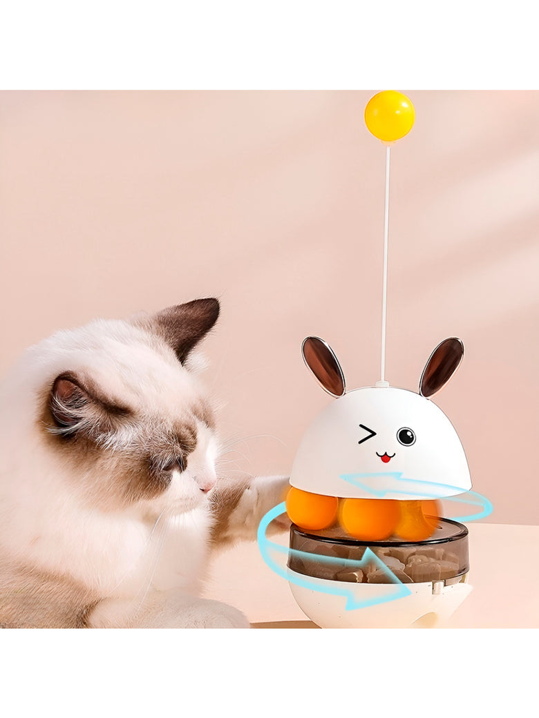 Brinquedo Comedouro para Gatos Porta Petisco Interativo