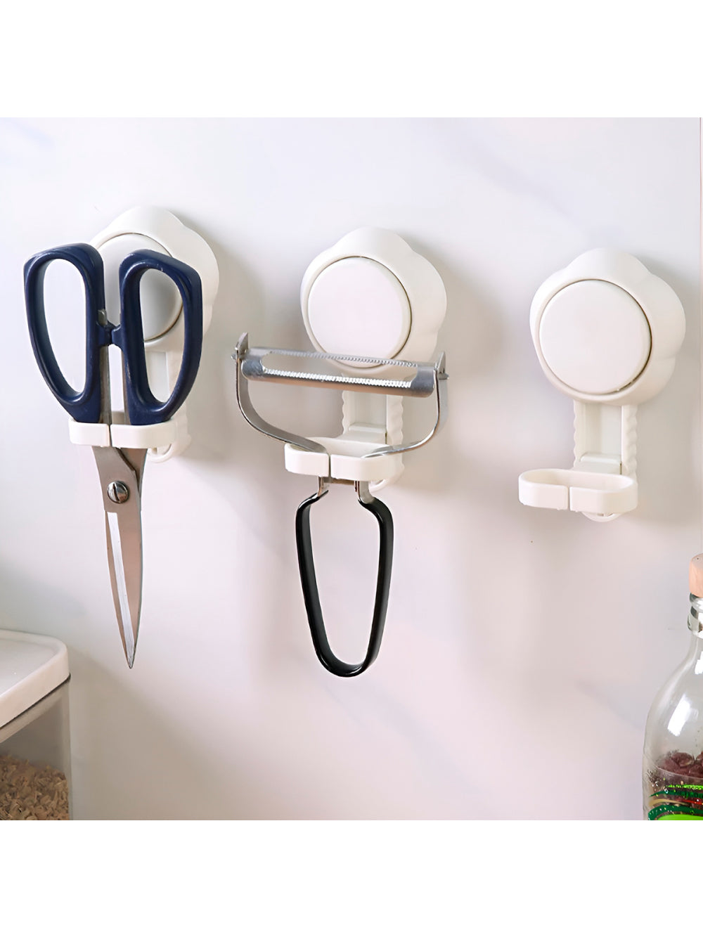 Suporte Gancho com Ventosa Autocolante Banheiro Cozinha