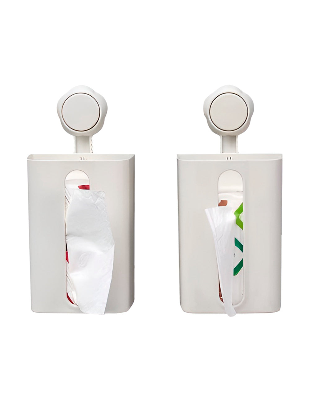 Porta Papel Lenço com Ventosa Parede Cozinha Banheiro