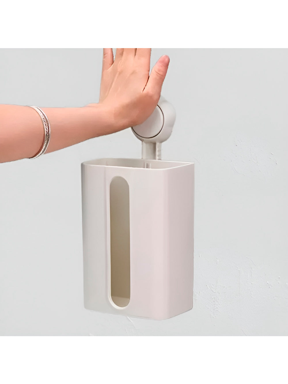 Porta Papel Lenço com Ventosa Parede Cozinha Banheiro