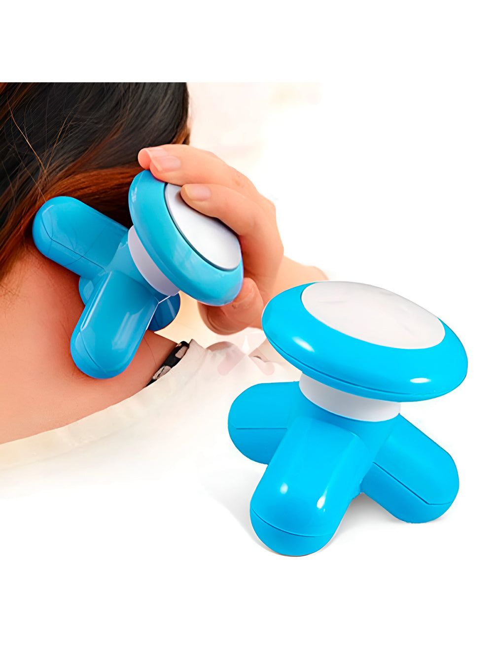 Mini Massageador Corporal Portátil Recarregável USB Pilha