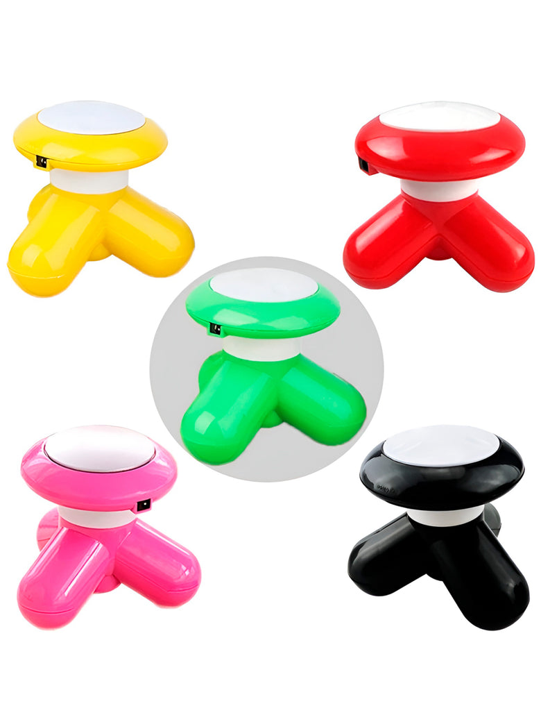 Mini Massageador Corporal Portátil Recarregável USB Pilha