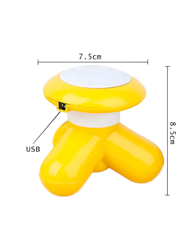 Mini Massageador Corporal Portátil Recarregável USB Pilha