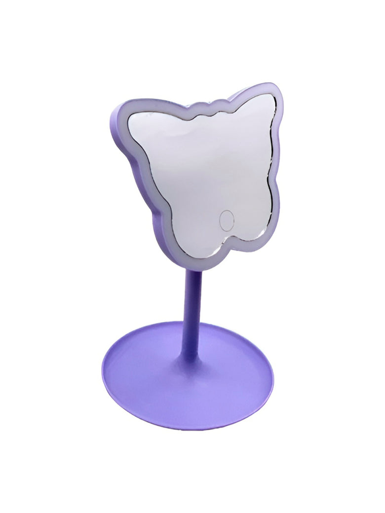 Espelho de Mesa para Maquiagem Formato Borboleta Decorativo