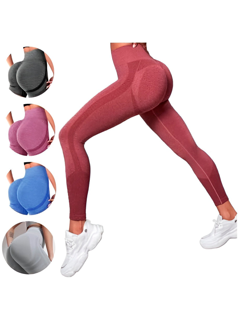 Legging Esportiva Feminino Cintura Alta Levanta Bumbum