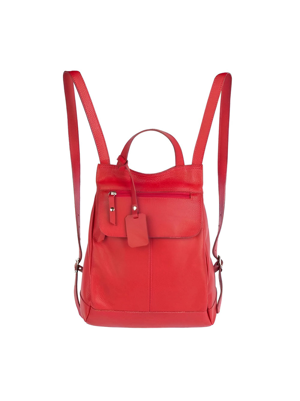 Mochila de Couro Legítimo Modelo Maluzinha Elegante Modelo:Caramelo