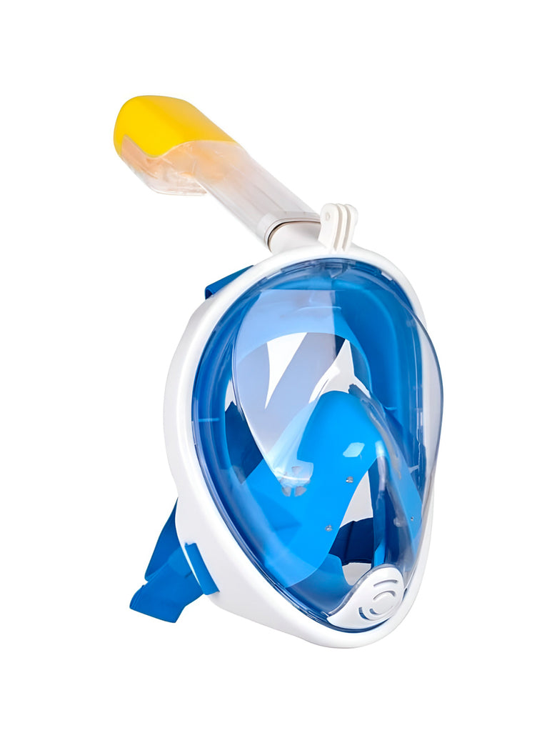 Máscara de Mergulho com Snorkel Central Piscina Natação Cor:Azul