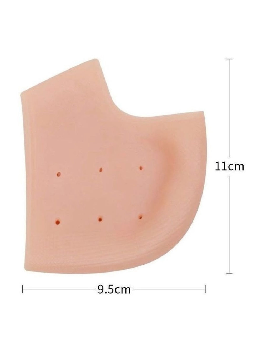 Par De Meia Palmilha Silicone Ortopedica Calcanhar Fascite - Ortopedia