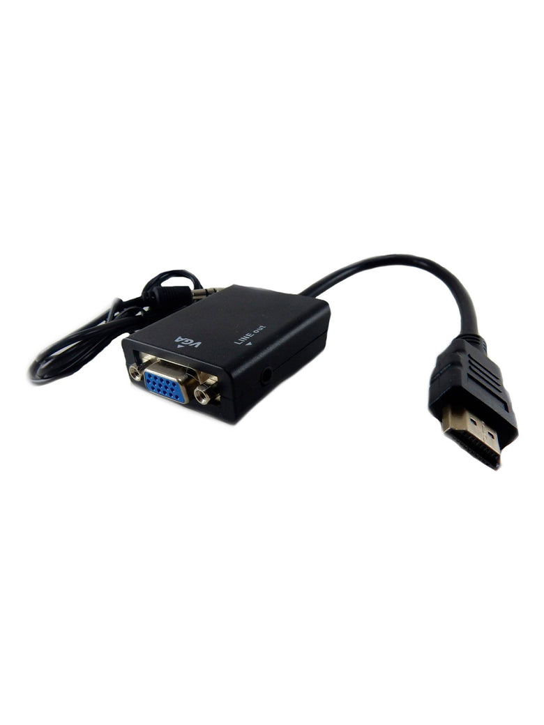 Cabo Adaptador Hdmi Para Vga Para Tv Pc Notebook Monitor