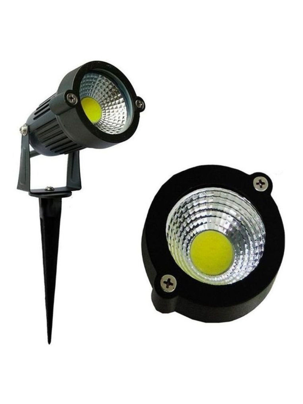 Lampada Espeto de Jardim Luminaria LED Plana 5W