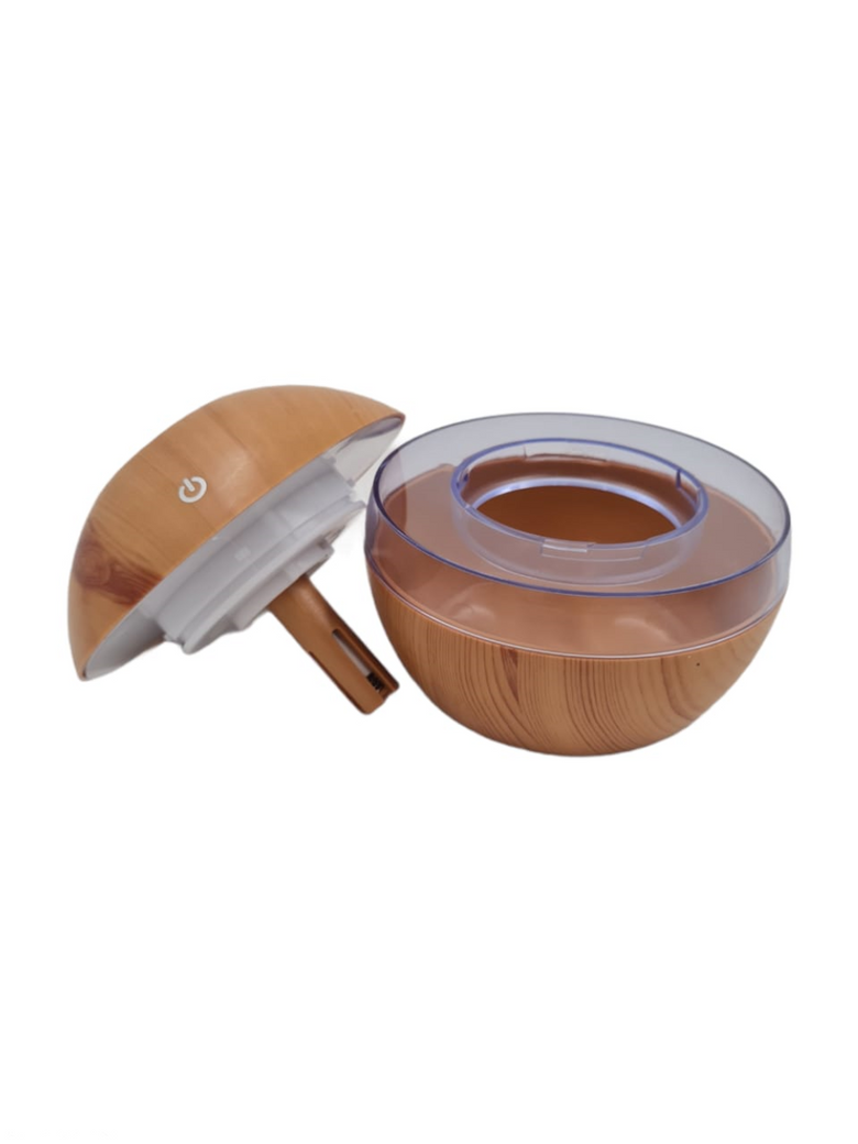 Umidificador Difusor Bolinha Led 200ml Cor:Marfim