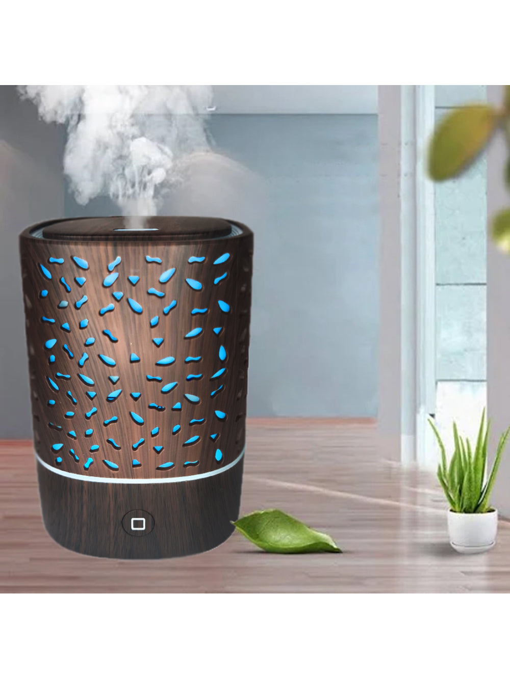 Aromatizador e Umidificador Para Oleos de Essencias Cor:Mogno