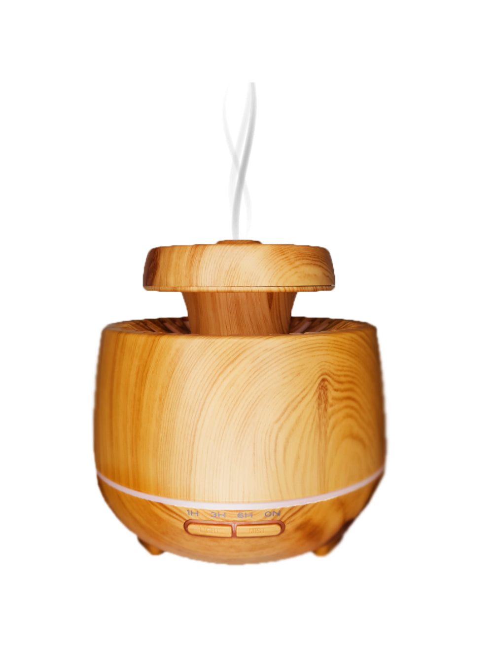 Aromatizador e Umidificador de Ambientes Com 7 Tipos De Luzes De Led 400ML Cor:Madeira