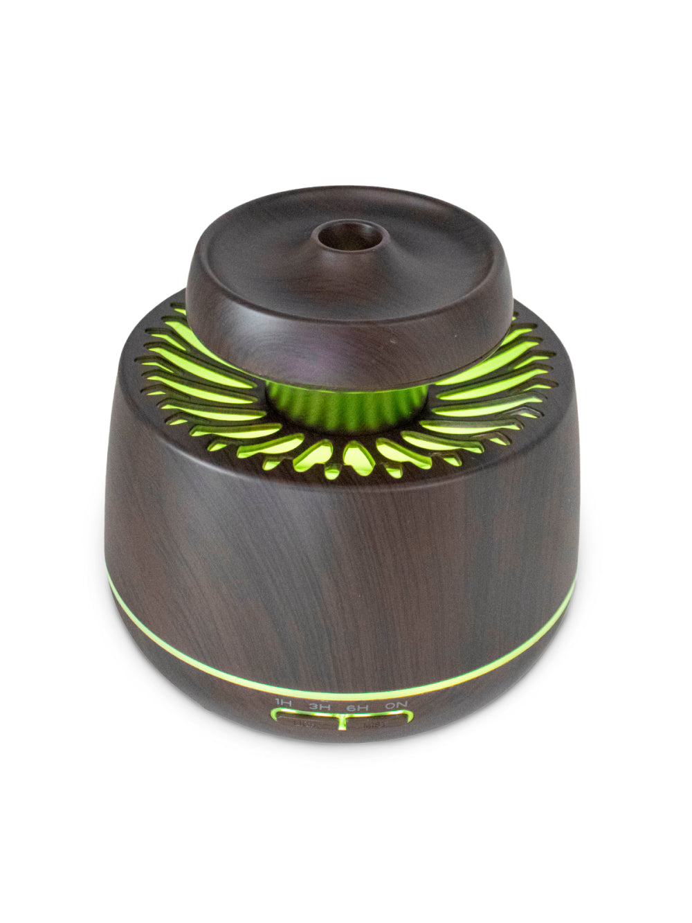 Aromatizador e Umidificador de Ambientes Com 7 Tipos De Luzes De Led 400ML Cor:Mogno