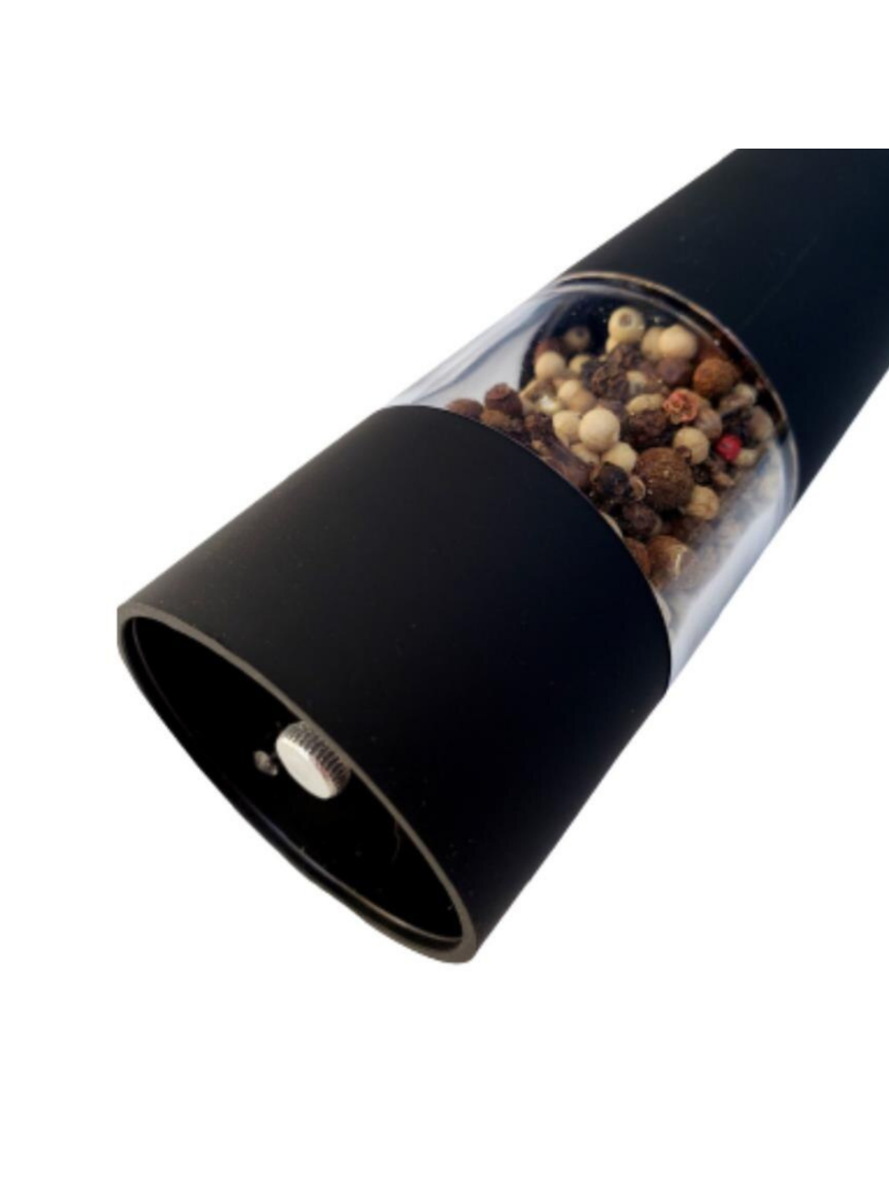 Moedor de Sal e Pimenta Eletrico Especiarias Aço Inoxidavel Cortador Cozinha Tempero Luz De Led