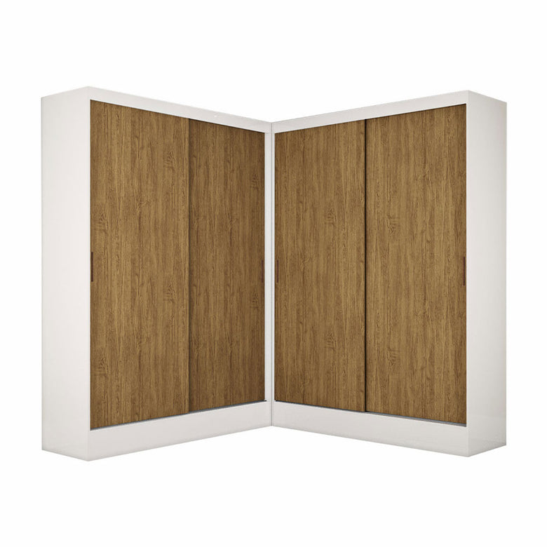 Closet Casal Duplo Belém 4 Portas 4 Gavetas Carioca Móveis