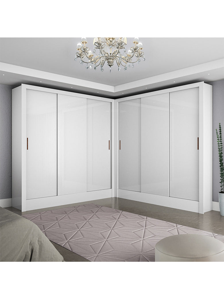 Closet Casal Duplo Dubai 6 Portas 6 Gavetas