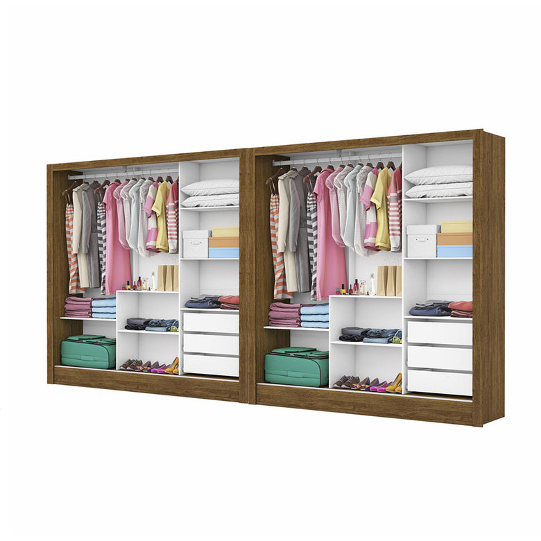 Closet Casal Duplo Dubai 6 Portas 6 Gavetas