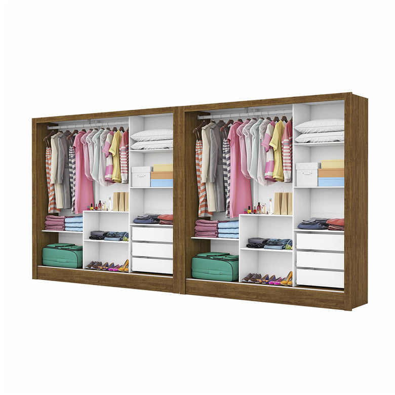 Closet Casal Duplo Dubai 6 Portas Plus 6 Gavetas