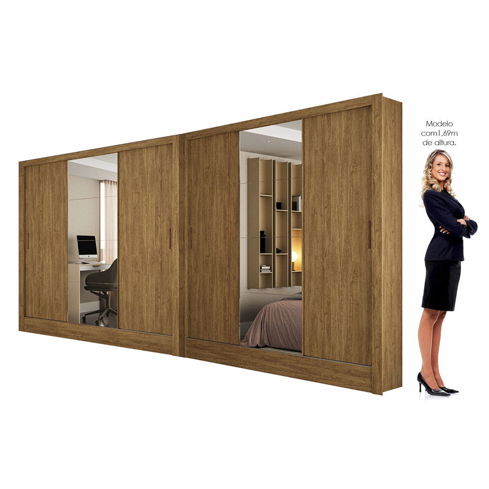 Closet Casal Duplo Dubai 6 Portas Plus 6 Gavetas