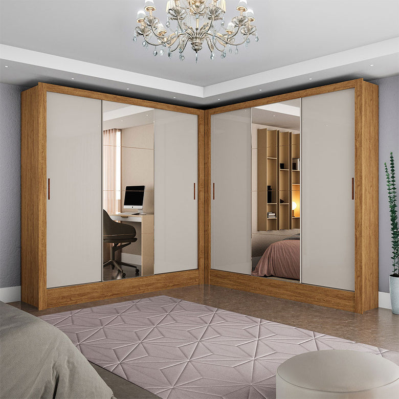 Closet Casal Duplo Dubai 6 Portas Plus 6 Gavetas