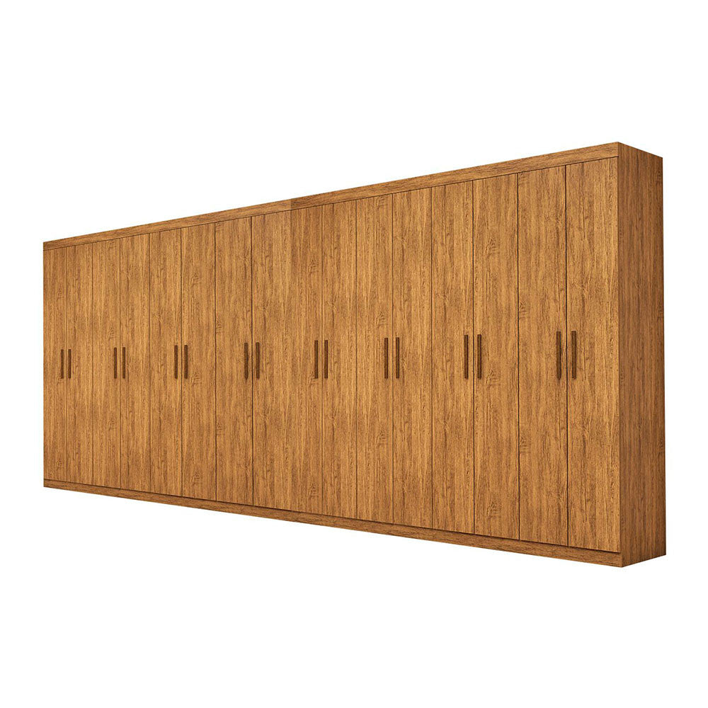 Closet Casal Duplo Rubi Premium 16 Portas 8 Gavetas Carioca Móveis