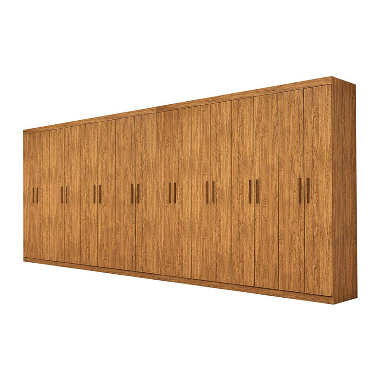 Closet Casal Duplo Rubi Premium 16 Portas 8 Gavetas Carioca Móveis