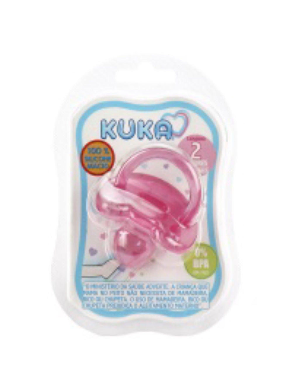 Chupeta de Silicone KUKA Bico Soft ortodôntica fase-1