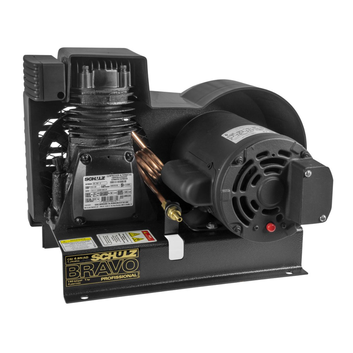 Compressor Schulz CSI 4 Bravo Ar Direto 140 Libras 1 cv 110v Monofásico