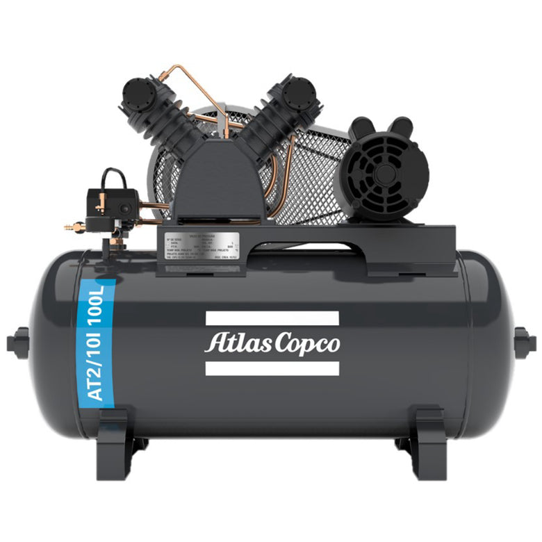 Compressor At 2 10I 100 Litros 140 Libras 2 cv Trifásico IP21 220/380v