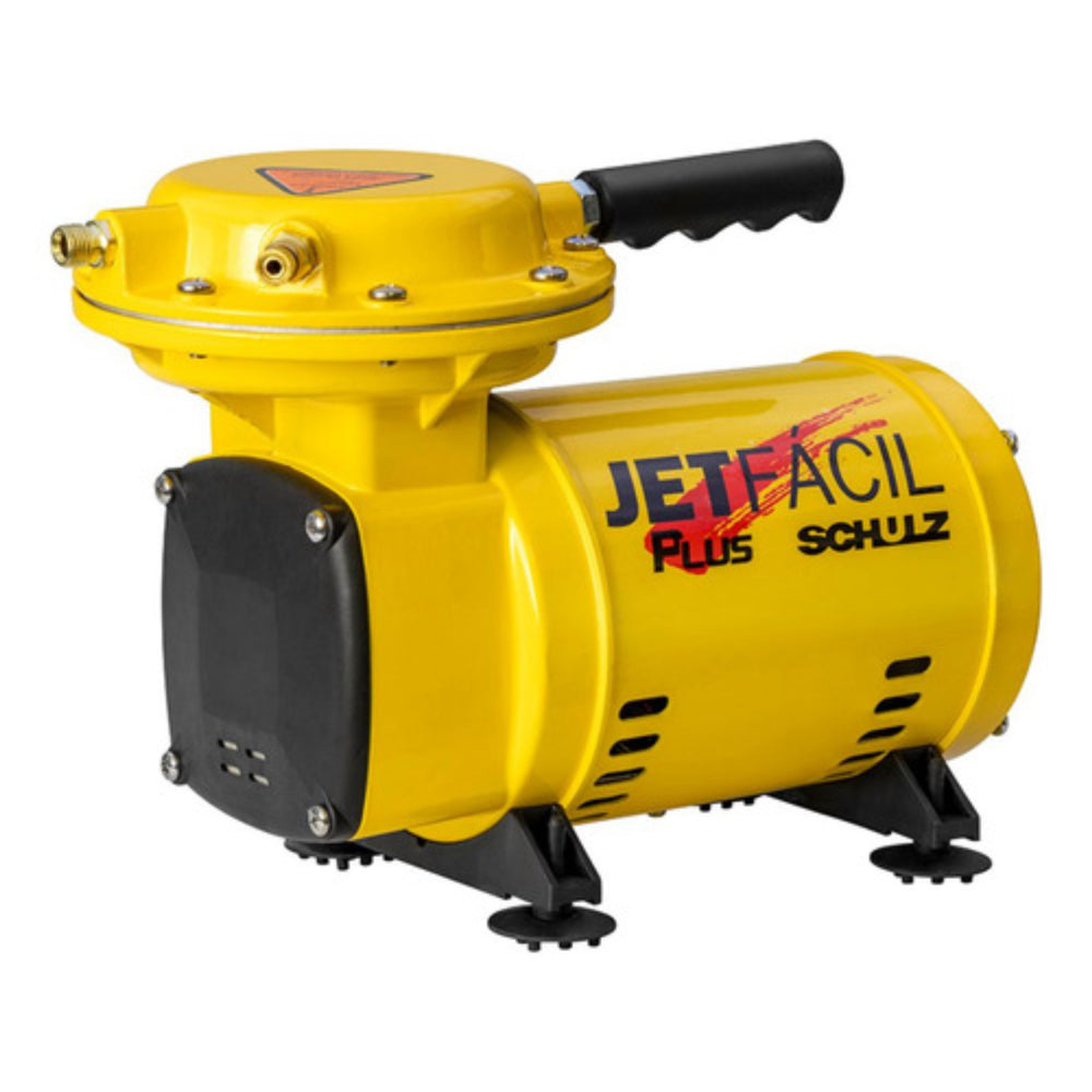 Compressor De Ar Schulz Jet Fácil Plus 127v Com Acessórios Cor Amarelo
