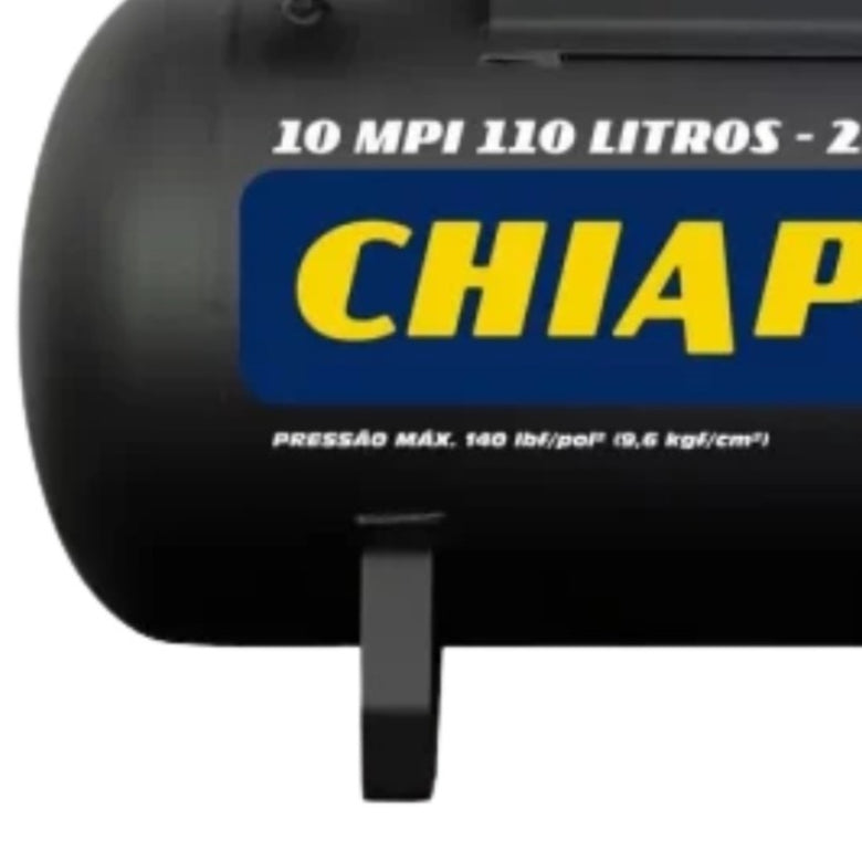 Compressor Chiaperini 10 MPI 110 Litros 140 Libras 2 cv 220v Monofásico