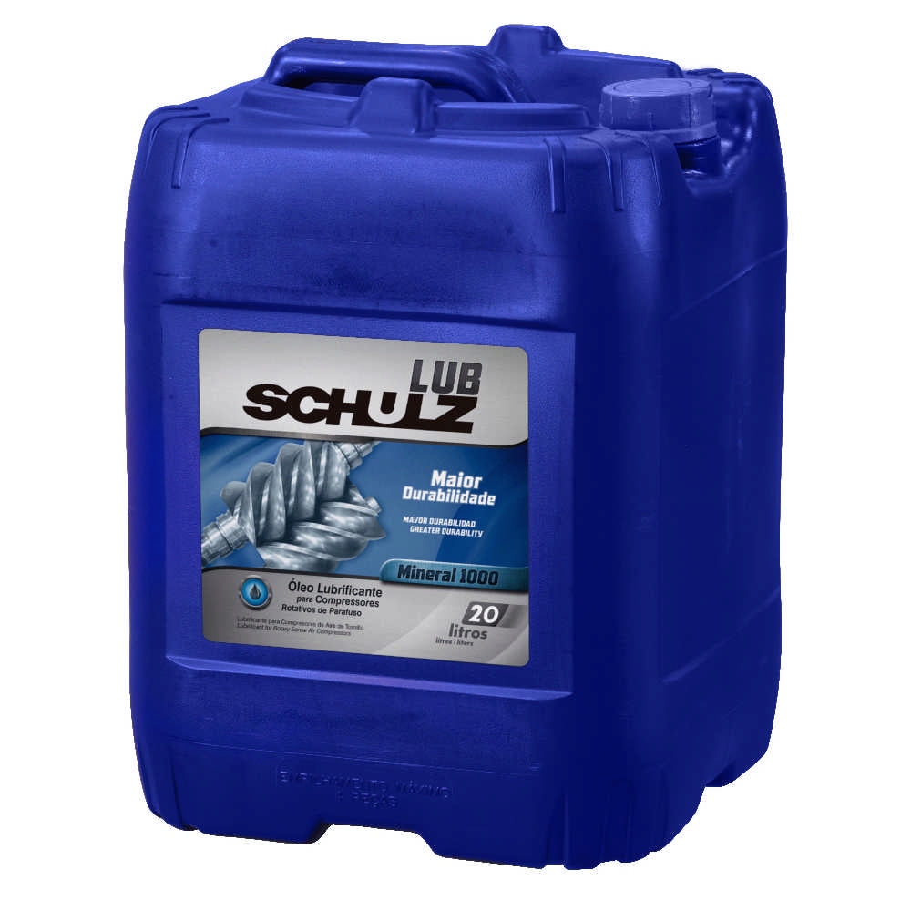 Balde Óleo Schulz Compressor Parafuso Lub 46 Mineral 1000H 20 Litros