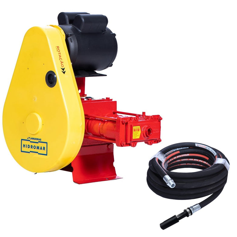 Lavadora Hidromar BH 6100 400lbs 2cv Monof. IP21 Mangueira 10mts
