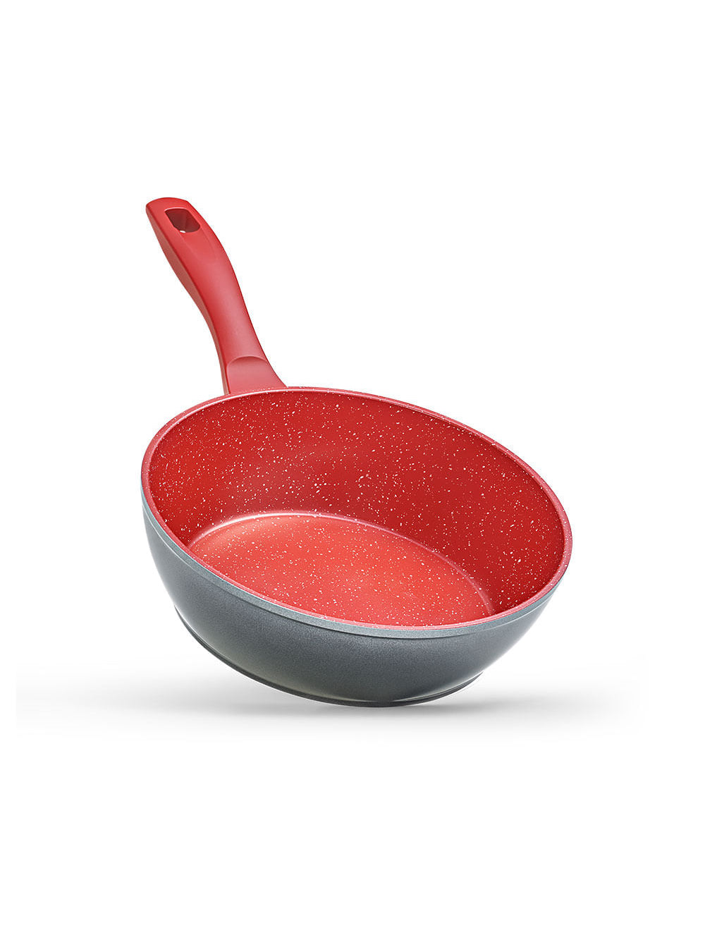 Panela Polishop Day By Day Vermelha 28cm